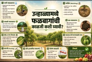 उन्हाळ्यामध्ये फळबागांची काळजी कशी घ्यावी?