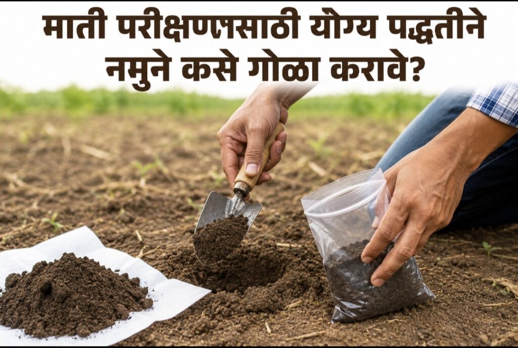 माती परीक्षणासाठी नमुने कसे गोळा करावे?